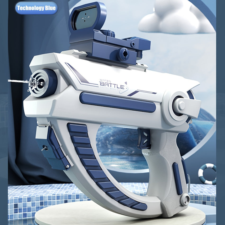 Automated Water Gun With Tactical Aiming Device - Perfect for Summer Pool Competitions - Cyprus