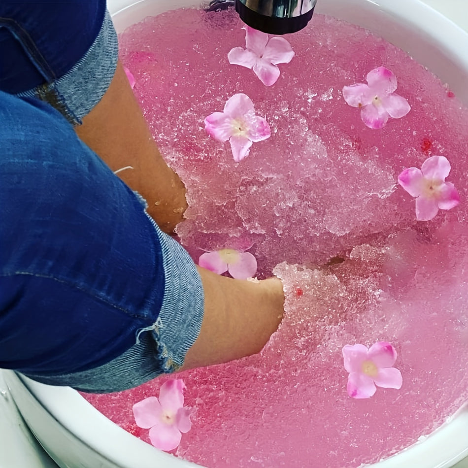 Crystal Jelly Spa Pedicure Foot Moak & Bubble Bath - Λεβάντα, τριαντάφυλλο, φράουλες - Κύπρος