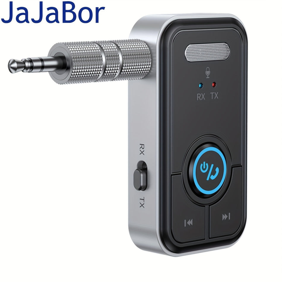 Jajabor Wireless 2-in-1 Handsfree Car Kit Adaptateur avec 3,5 mm Aux