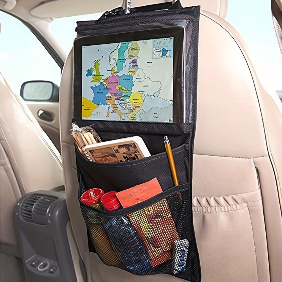 Car Backseat Organizer & Tablet Holder for Trip Travel 🚗