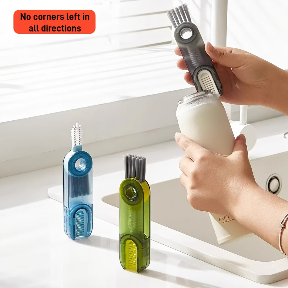 Three-in-One Cup Lid Cleaning Brush - Cyprus