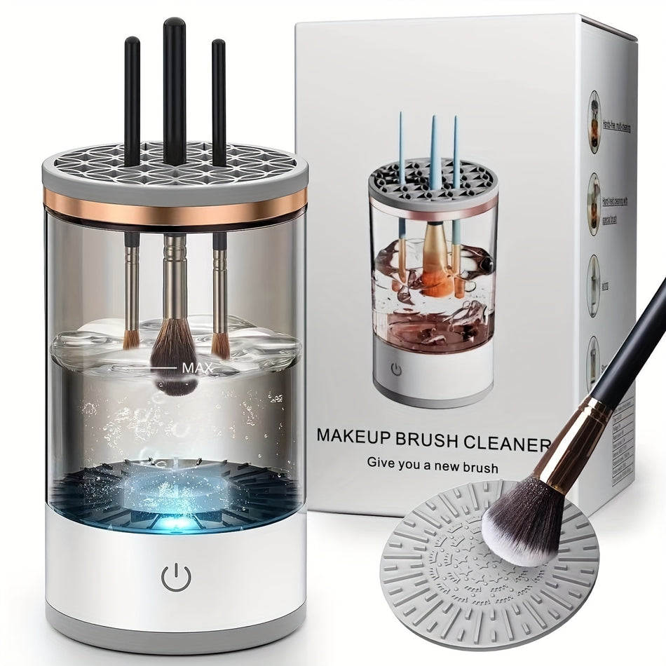 USB-Powered Odorless Makeup Brush Cleaner - Essential Beauty Tool