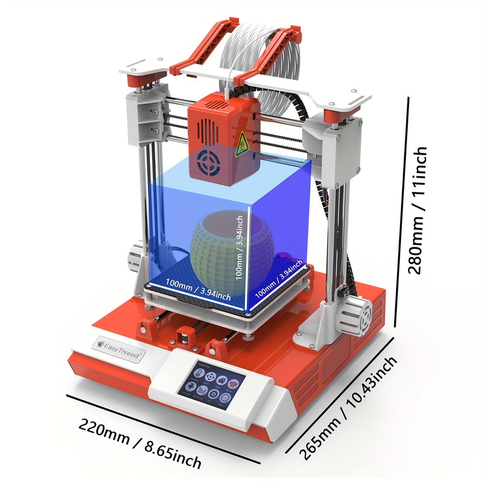 EasyThreed K6 3D -принтер с сенсорным экраном и бесплатным нитью - Кипр