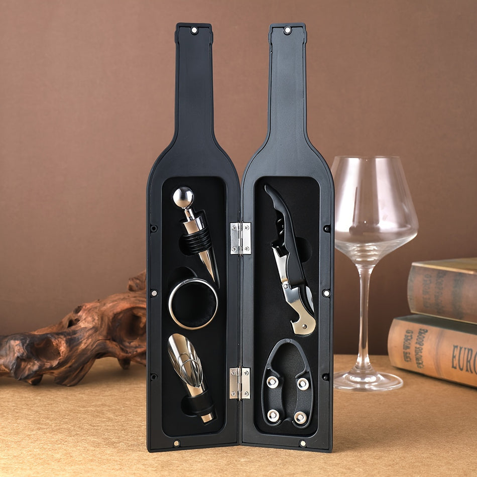 Premium Stainless Steel Wine Opener Set - Perfect Gift for Holidays - Cyprus