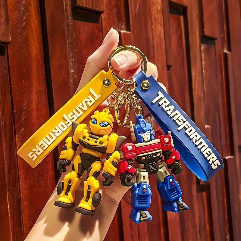 TRANSFORMERS PVC Keychain Karikatür Güzel Çanta Kolye - Kıbrıs