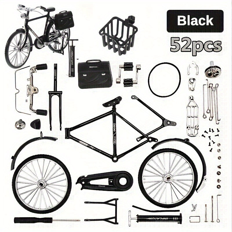 Kit de modèle de vélo rétro 52PCS - Bico MINI MINI MINI POUR LES COLLECTEURS ET GRANDES