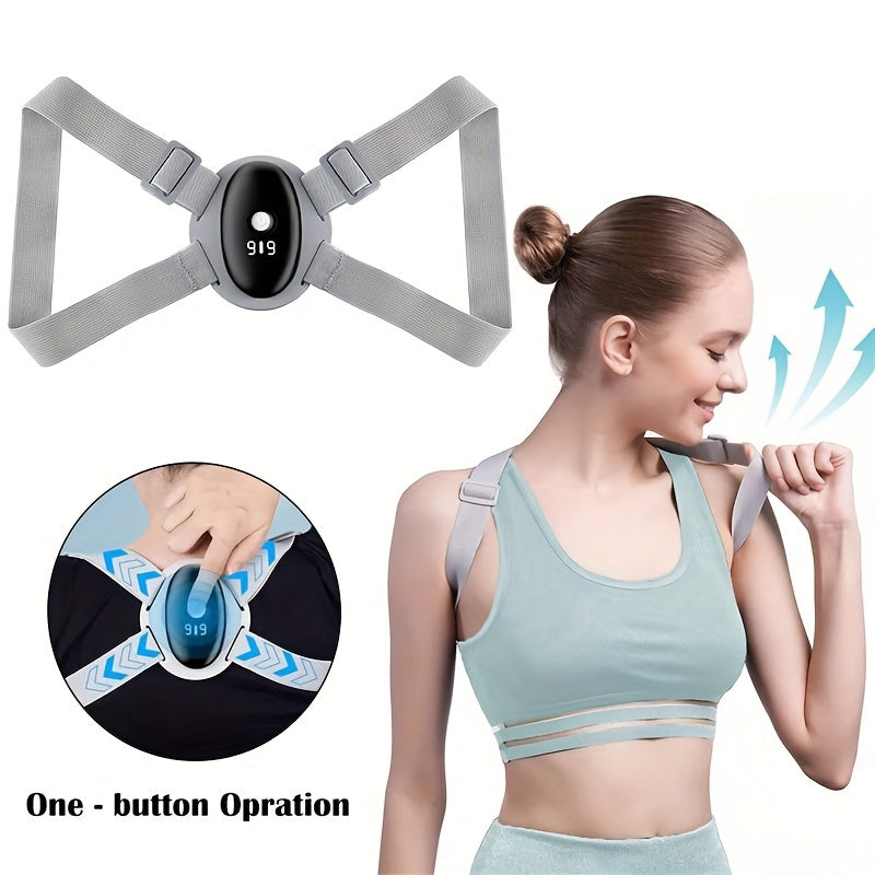 Smart Posture Corrector with Back Support Belt and Vibration Reminder - Cyprus