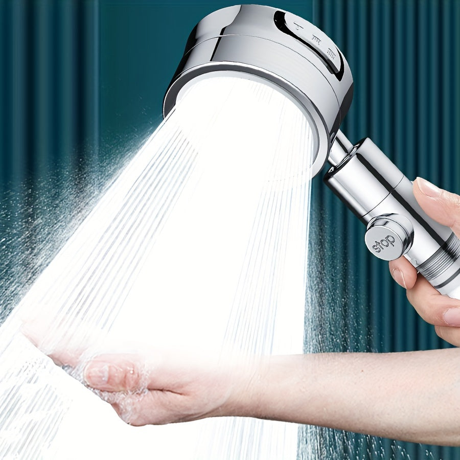 3-Stage Filter Handheld Shower Head with Water Saving Mode - Cyprus