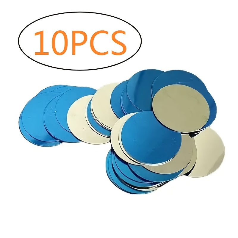 10pcs wasserdichte Edelstahl -Magnetmetallplatten für Autohalter und mobile Ständer - Zypern