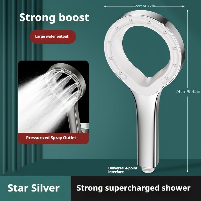 Strong Supercharged Pressurized Showerhead - Wall-Mounted for Your Bathroom - Cyprus