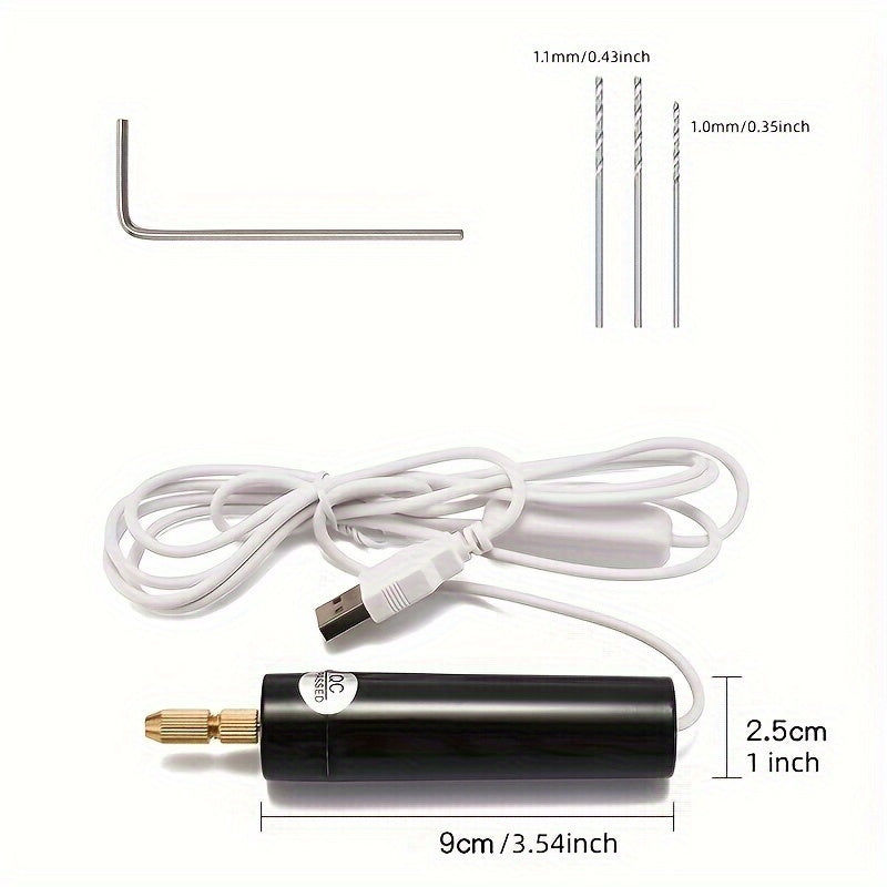 USB -betriebene Mini -Elektrobohrmaschine für Handwerk und Schmuckhersteller - Zypern