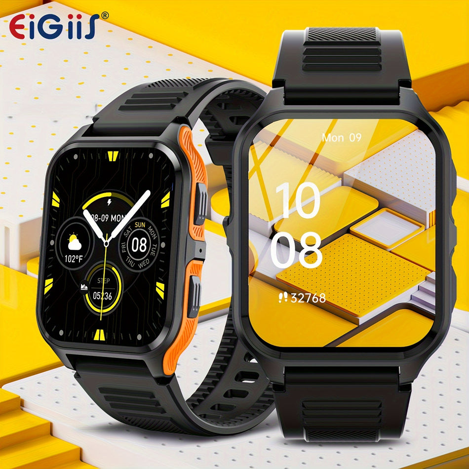 EIGIIS 3ATM Waterproof Smart Watch with Full Touch Screen Display - Cyprus