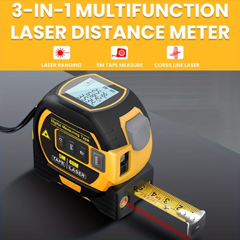 Digital Laser Tape Measure - High Precision Rangefinder - Easy Handling - Cyprus