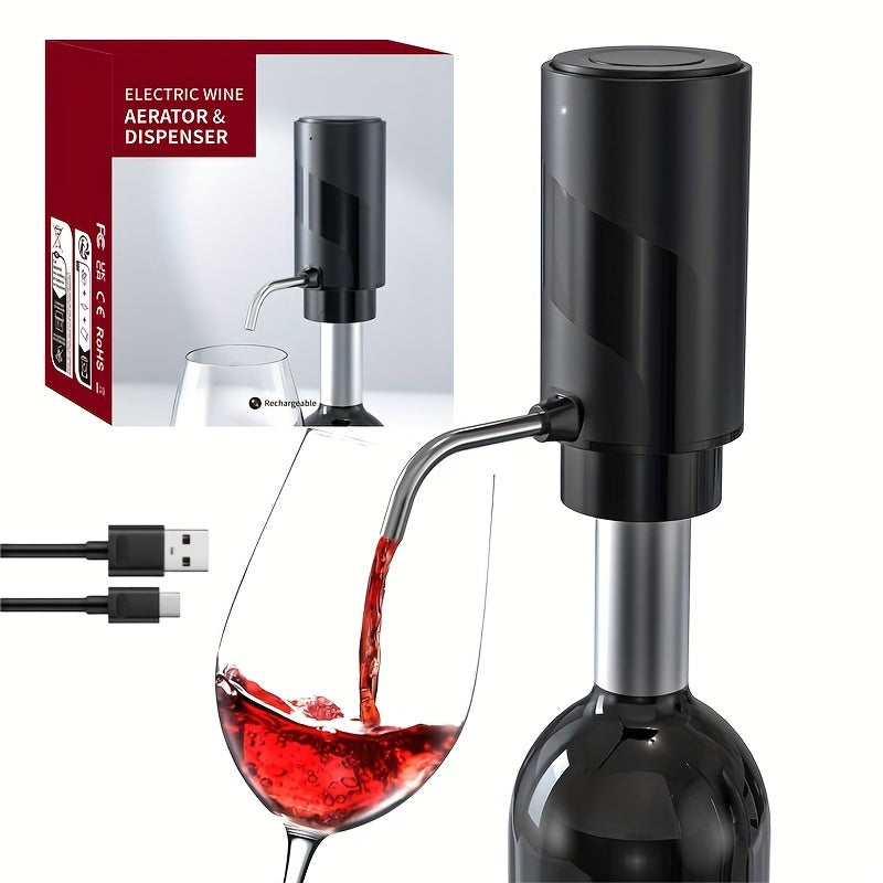 Electric Red Wine Decanter with One-Touch Pouring & Aerator - Cyprus