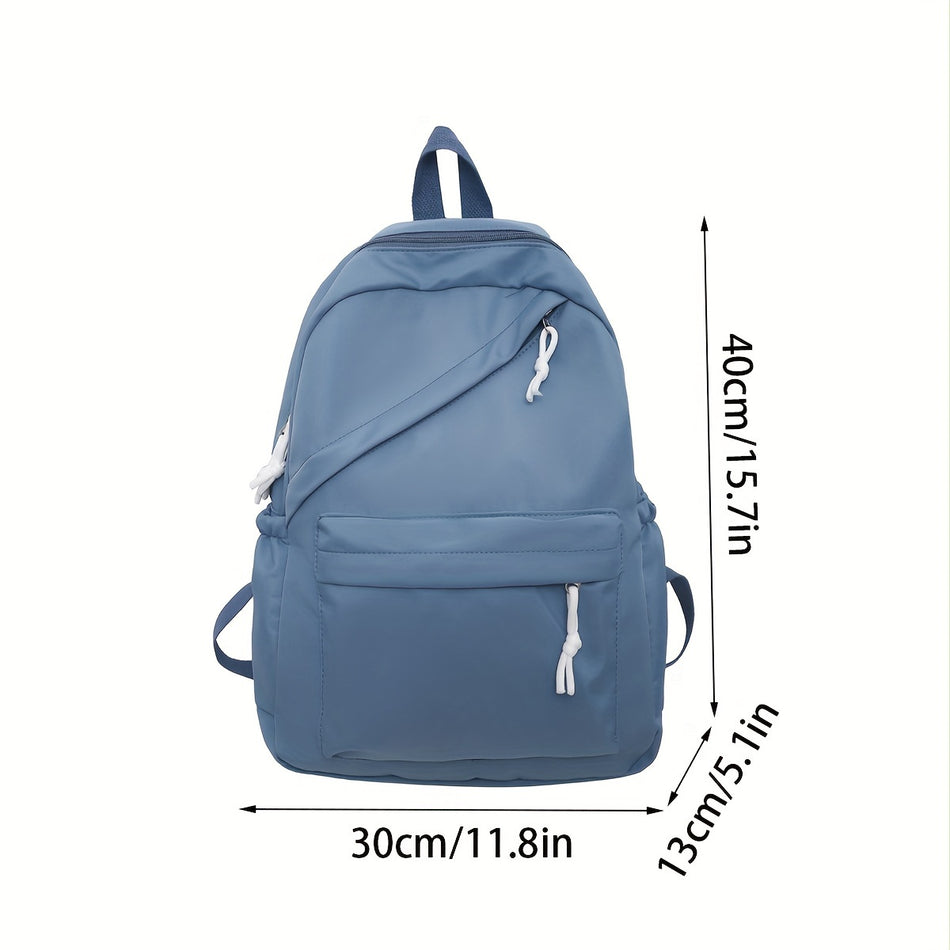 Casual Nylon Student Schoolbag Backpack - Cyprus