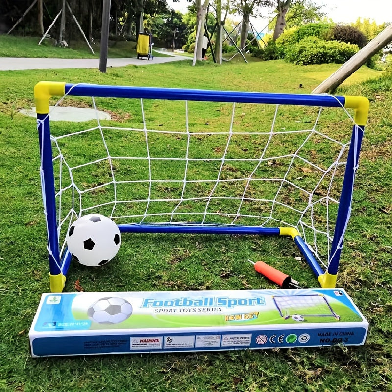 Kids 'tragbares Fußball -Set mit abnehmbarem Ziel - Interaktives Eltern -Kind -Spielzeug im Alter von 3-6 - Zypern