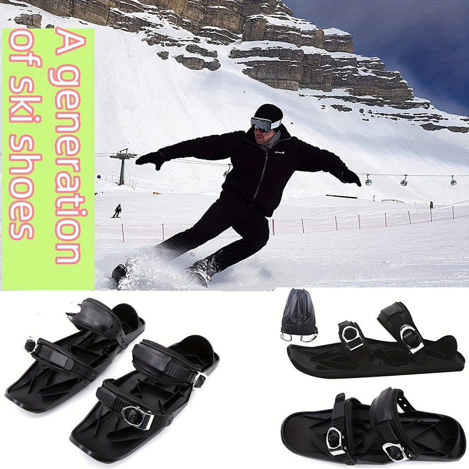 Mini-generation ski shoes outdoor sports snow shoes winter skiing outdoor snow shoes MiniSki Skates ski boots snowboard ski supplies.