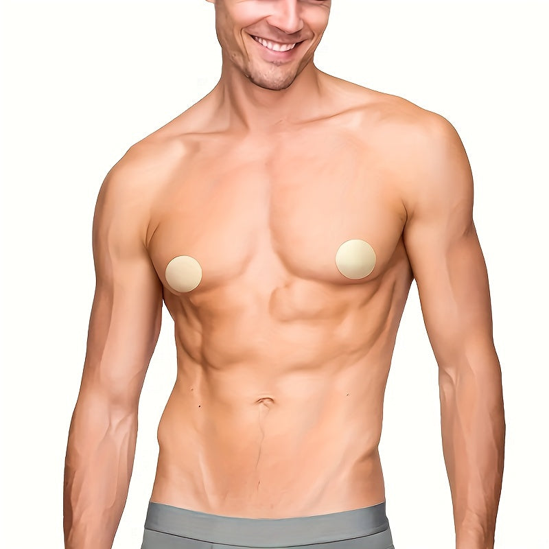 Invisible Waterproof Nipple Covers For Men - Perfect for Sports, 20pcs - Cyprus