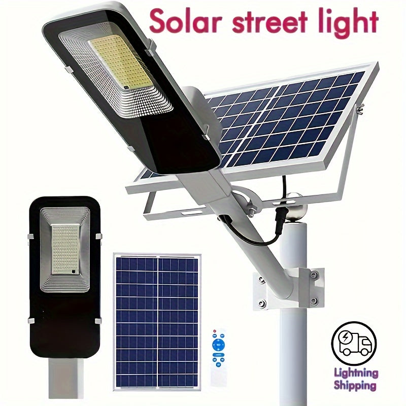 350LED Solar Street Light with Remote Control - 6500K Waterproof - Cyprus