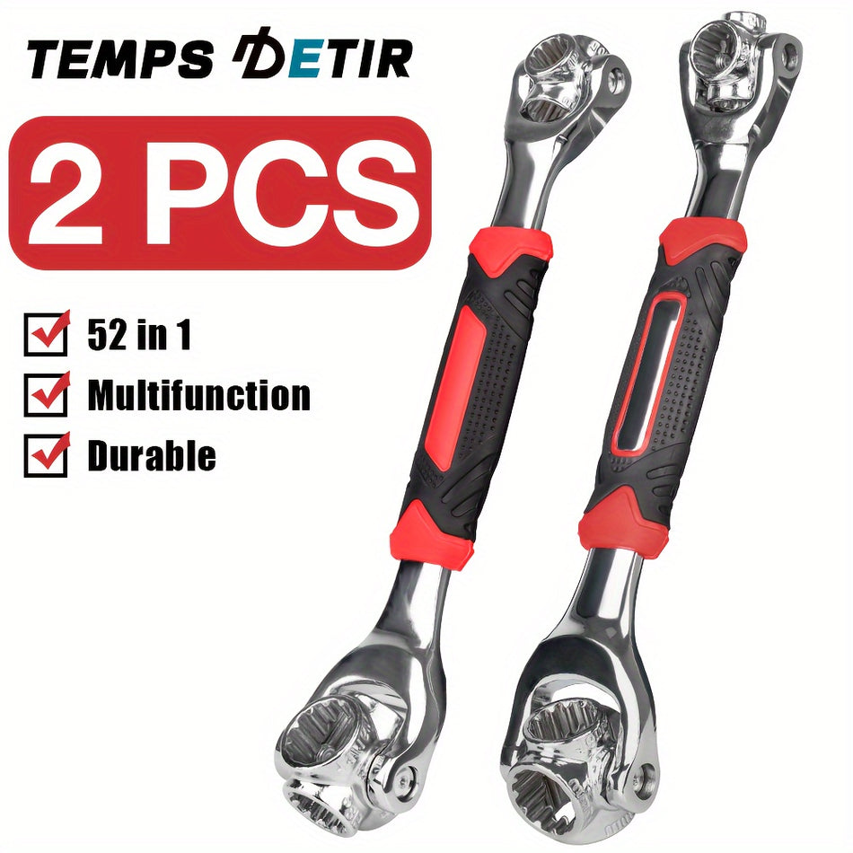 TEMPS DETIR 52-In-1 Double-headed Wrench Set - Ultimate Versatility and Durability - Cyprus