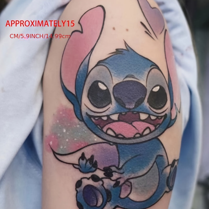 Ume Stitch 4-Piece Temporary Tattoos - Ideal for Birthday Parties & Gifts - Cyprus