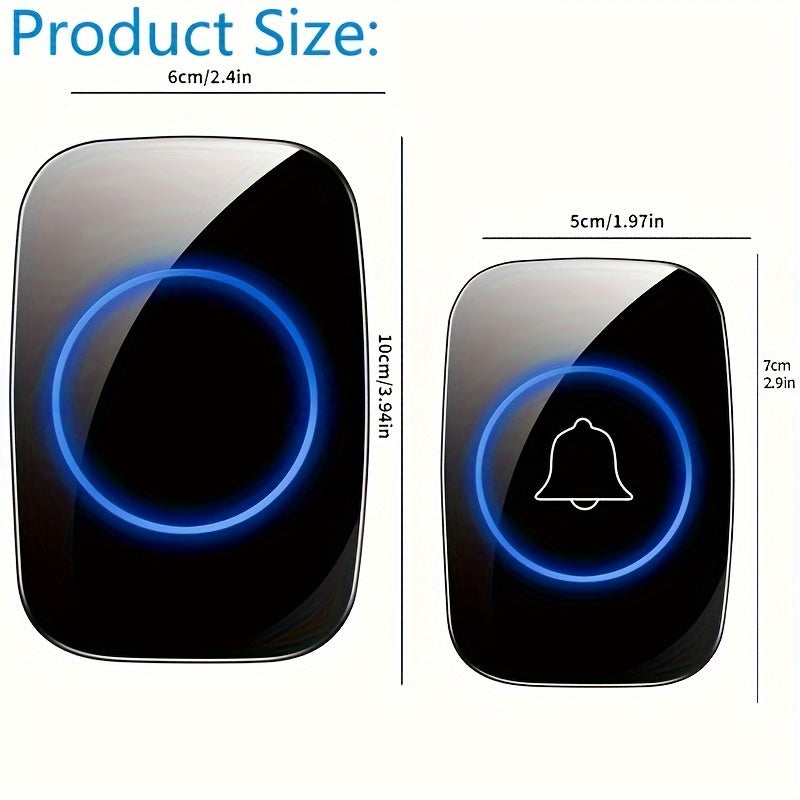 Беспроводной дверной звонок умный дом с светодиодной вспышкой и 38 мелодий - Кипр