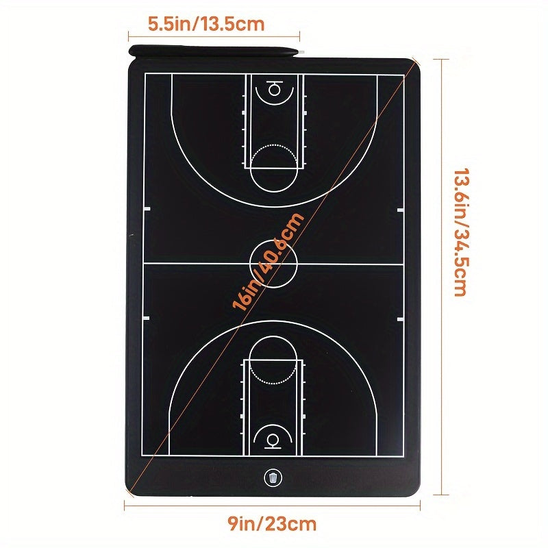 16-Inch Erasable Electronic Basketball Coaching Board - Cyprus