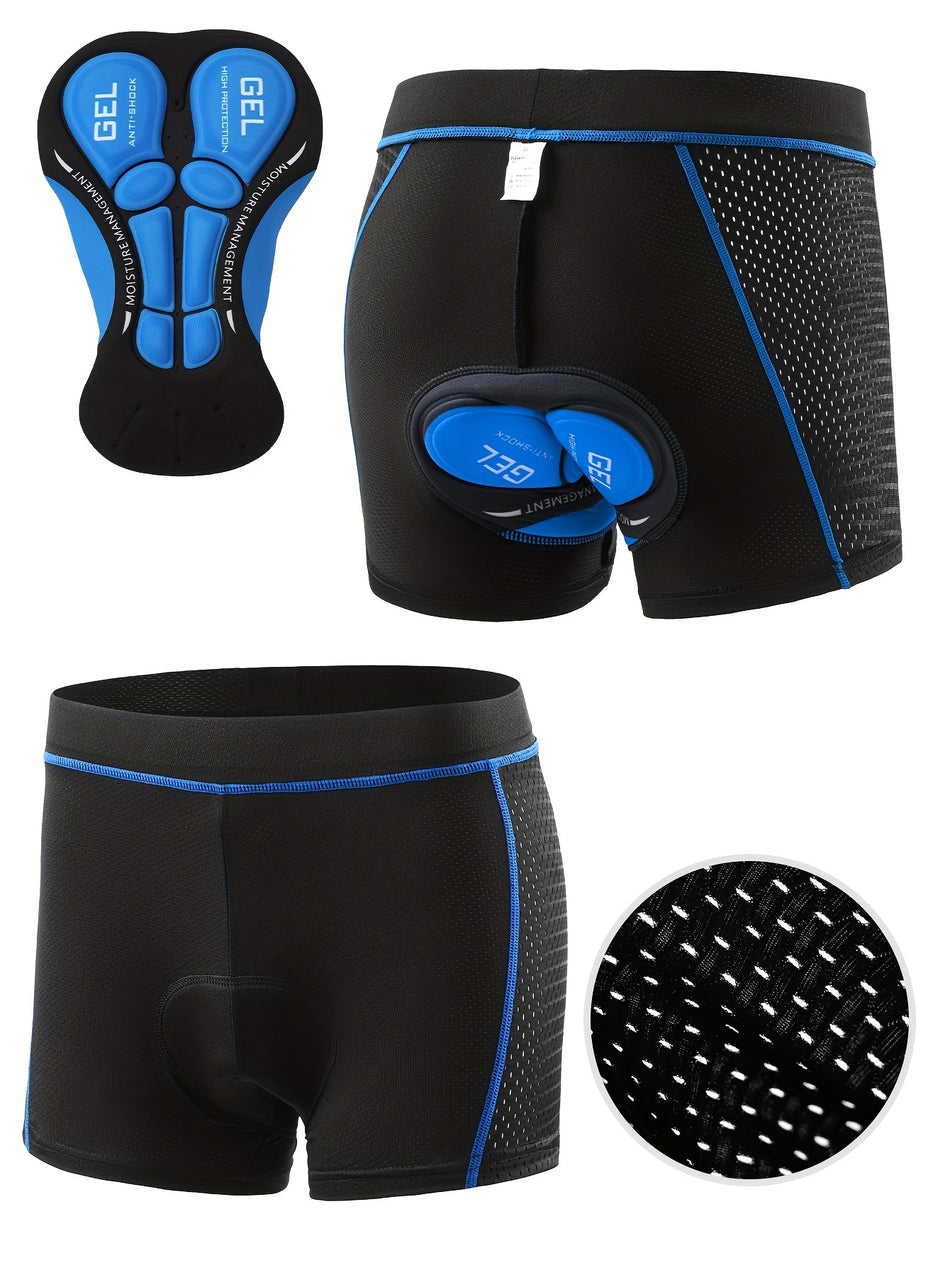 Compression Cycling Shorts with 3D Gel Padding - Cyprus