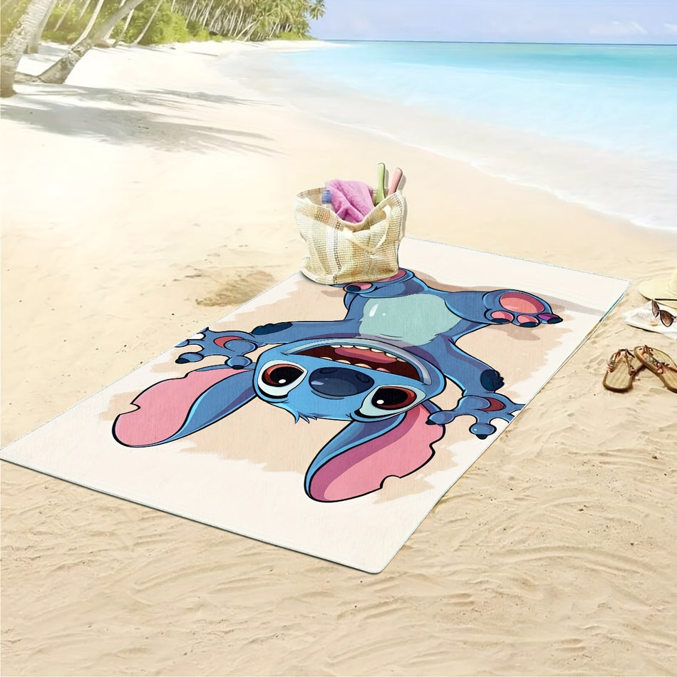 Extra Large Stitch Beach Towel - Super Absorbent, Quick Dry & Sand-Free For Pool, Travel & Camping