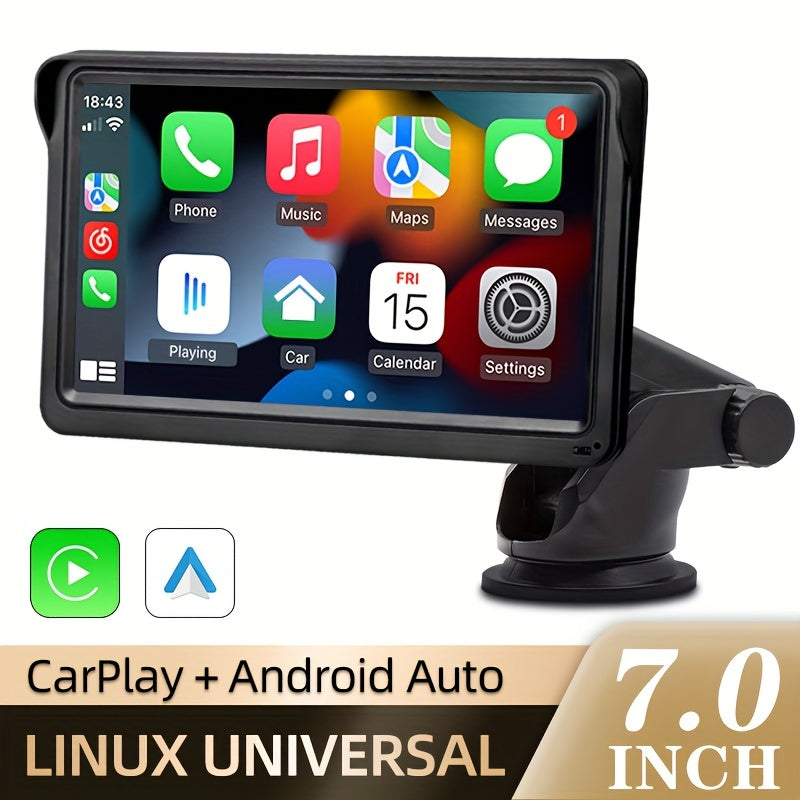 7" Touch Screen Car Multimedia Video Player with Wireless Connectivity and Reversing Camera - Cyprus