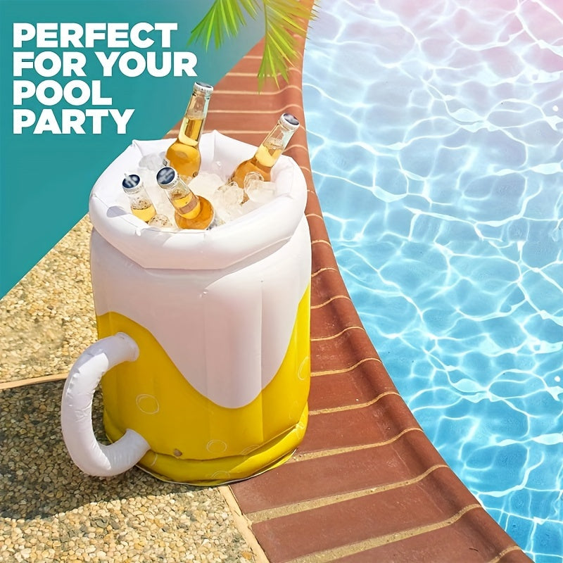 Inflatable Beer & Soda Cooler - Keeps Drinks Cold All Summer - Cyprus