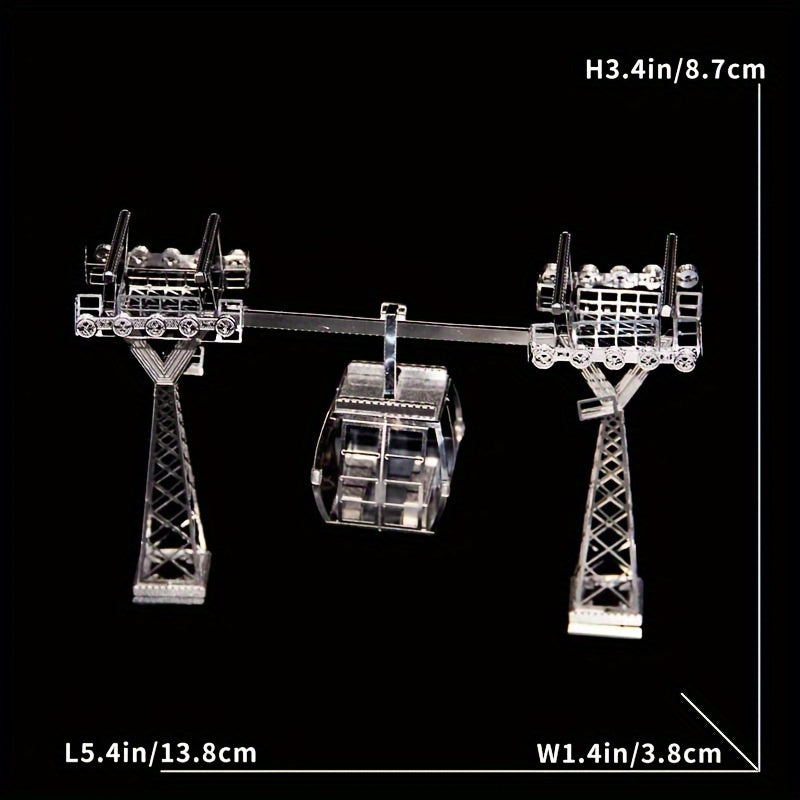 Teleferik 3D Metal Montaj Modeli - Kıbrıs