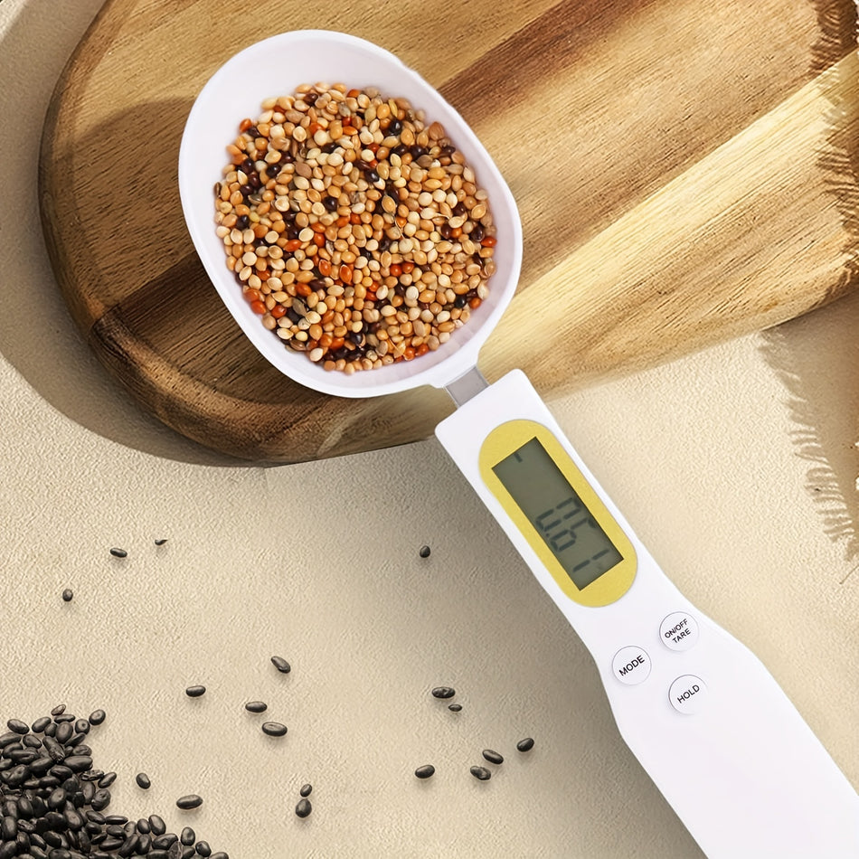 Digital Kitchen Spoon Scale - 500g Precision Measuring for Grams & Ounces