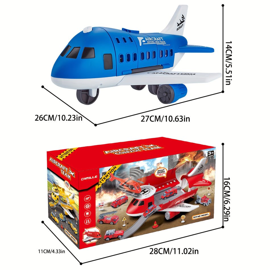 Deformation Airplane Toy - Multiple Themes, Gift Box Packaging - Cyprus