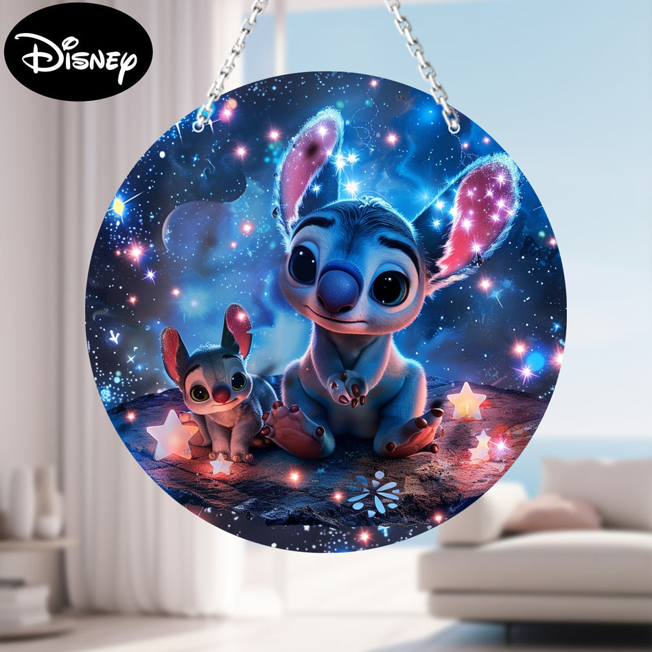 " Stitch Akrilik Suncatcher - Ev Bahçesi için Dekorasyon Noel Partisi Düğün Güzel Hediyeler (4.7inx4.7in/12cm*12cm) - Kıbrıs "