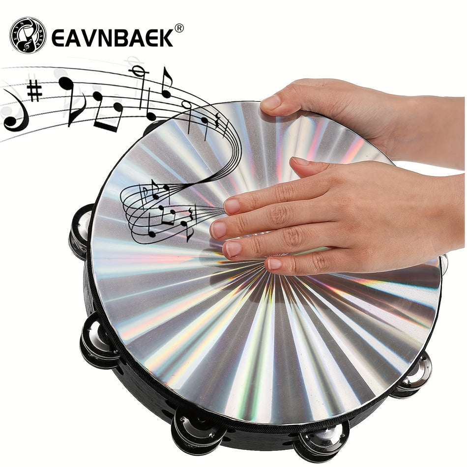 Eavnbaek Double Row Radiant Tambourine - 15,24 / 20,32 / 25,4 cm Instrument de poche