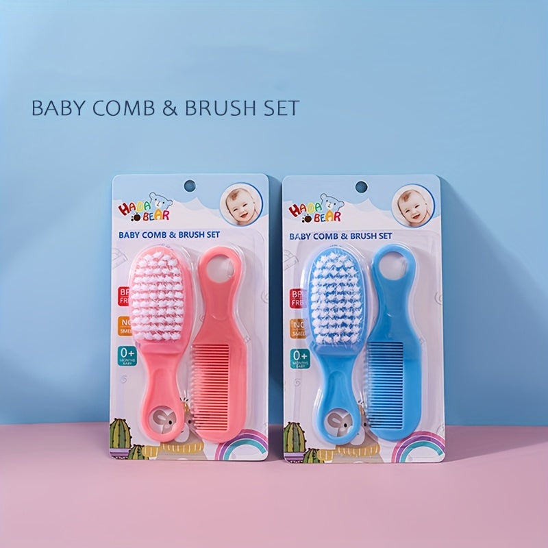 Baby Massage Comb and Brush Set, Age 0-6 Years, Item ID: MJ21778