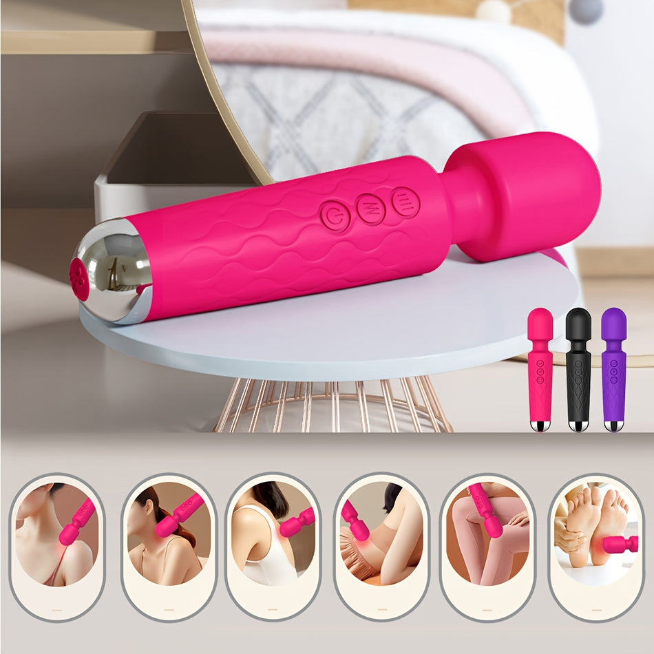 8-Speed Portable Electric Massage Stick - Muscle Relaxation Handheld Massager - Easy to Carry - Father's Day Gift - Cyprus