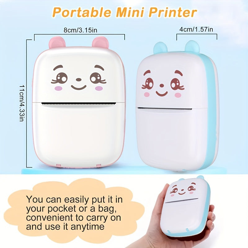 Mini Wireless Photo Label Printer for Journal and Study Notes - Cyprus