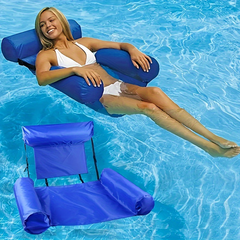 Cyprus Inflatable Water Hammock with Adjustable Armrests & Backrest