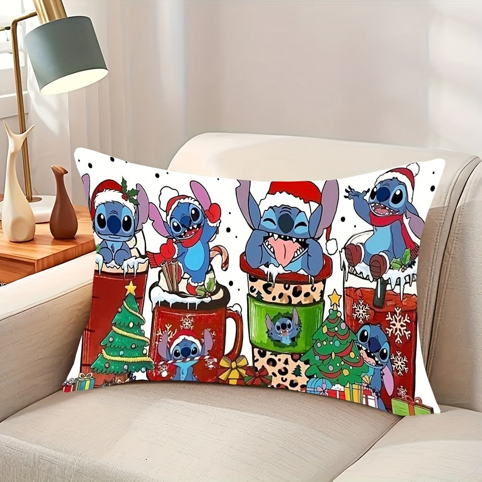 Stitch Christmas Pillow Cover - Sofa, Living Room, Bedroom Decoration - UME - Cyprus