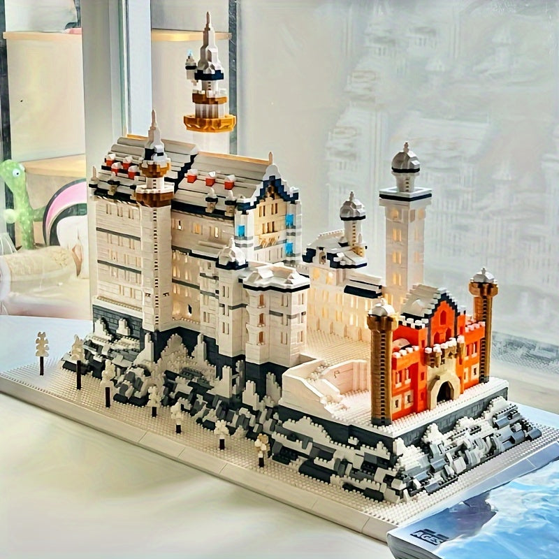 2790pcs Строительные блоки замка Лебединого озера - Кипр