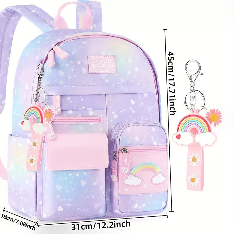 Dream Serisi Omurga Koruması Basit Backpack Schoolbag - Kıbrıs