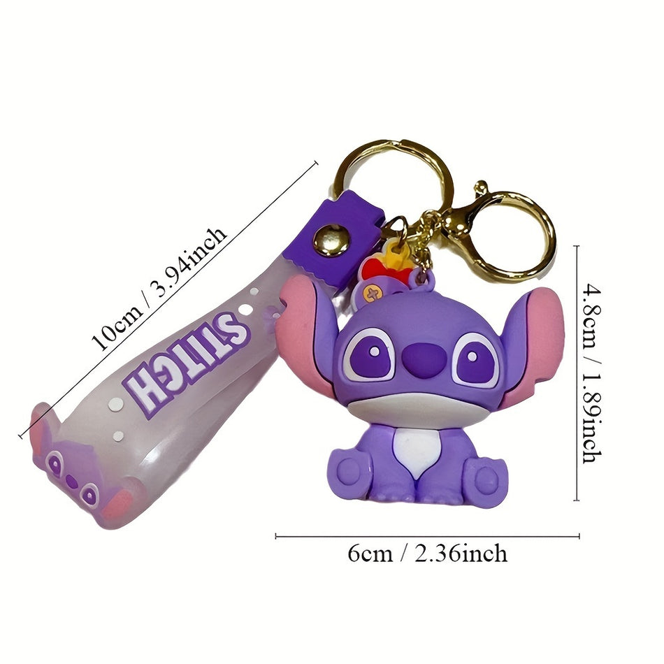 Χαριτωμένο κινούμενο σχέδιο Stitch Σχήμα Keychain - Κύπρος 🔑