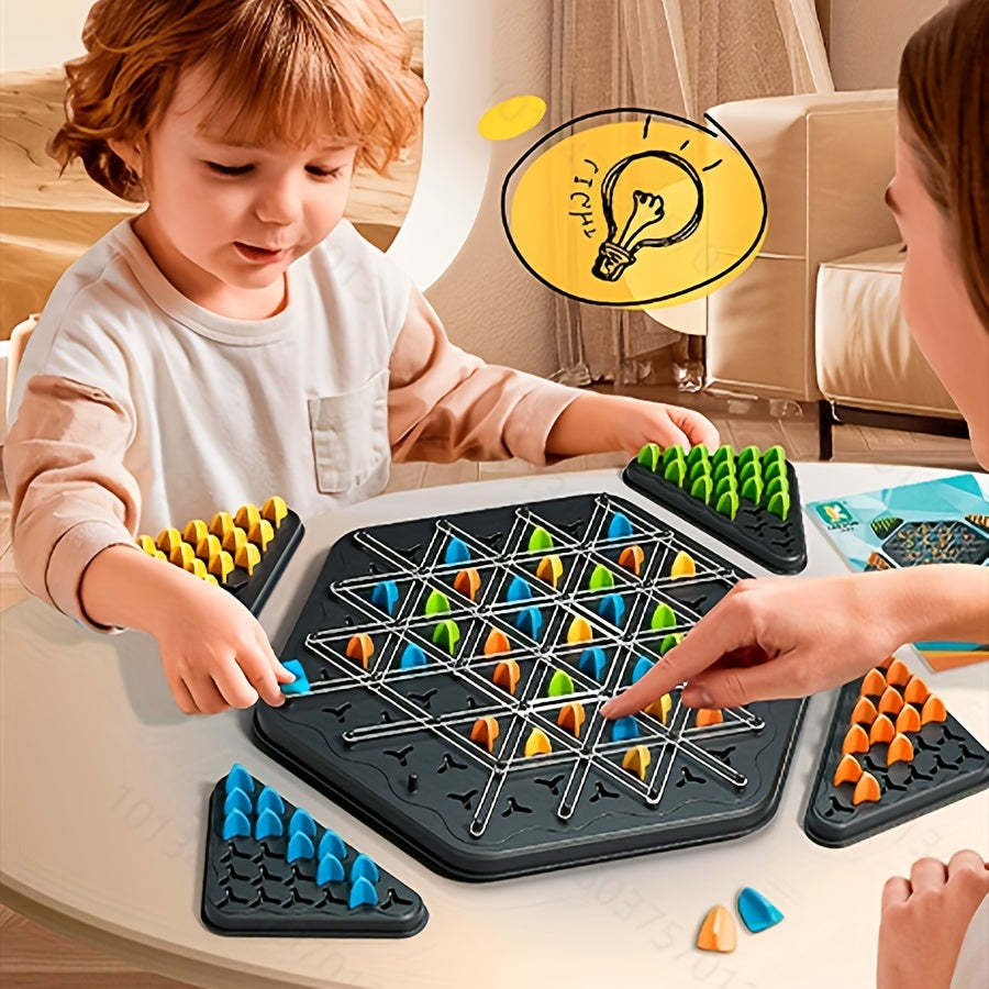 Interactive Chain Geometry Board Game - Puzzle Strategy Game for Kids - Cyprus