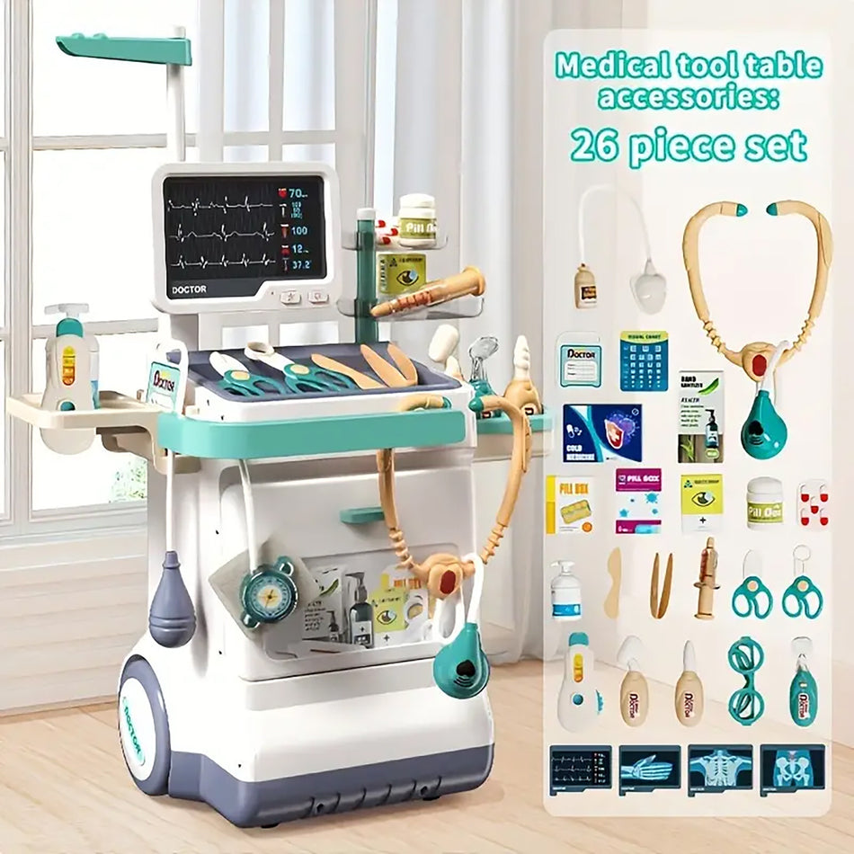 Interactive Doctor & Nurse Pretend Play Set with Realistic Accessories - Cyprus