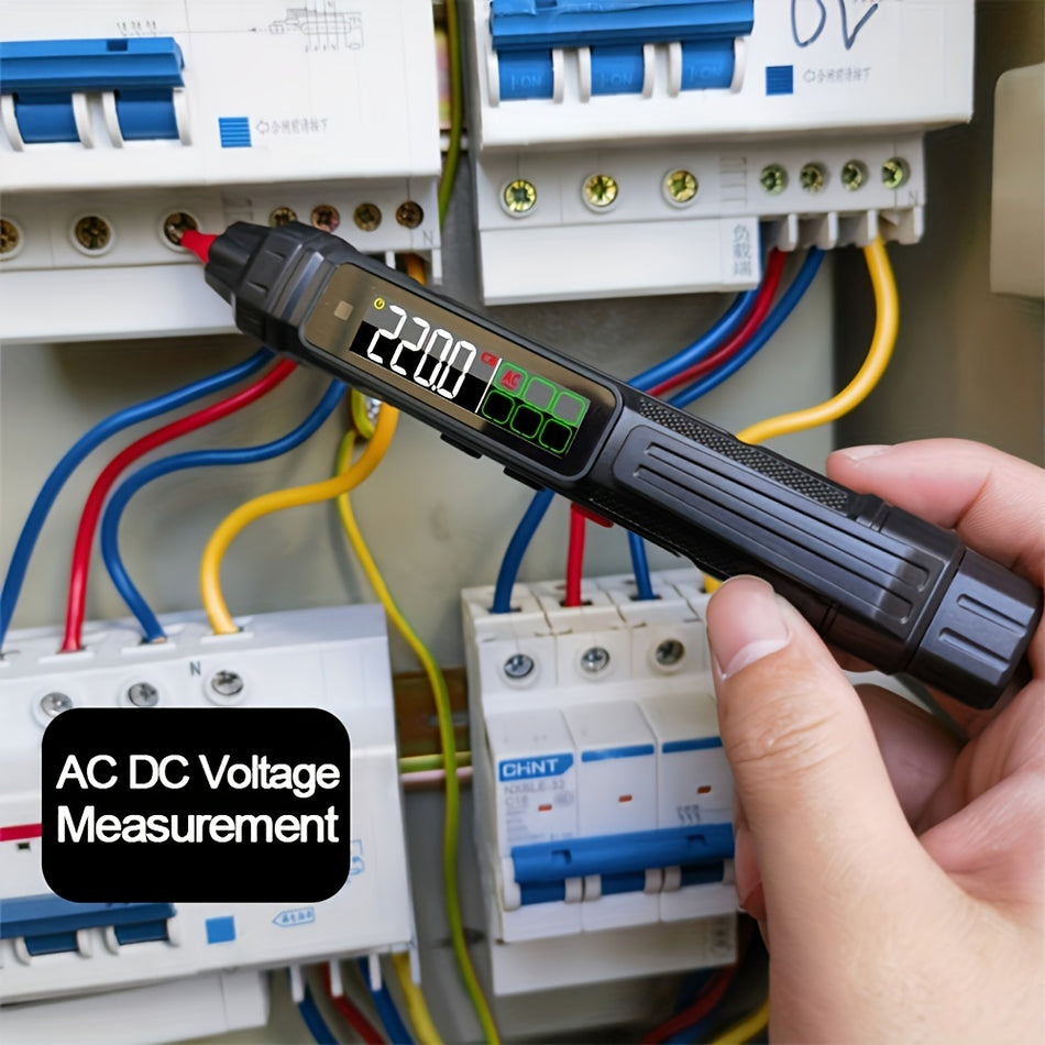 Zlljmeter Digital Pen Multimeter - Εύρος Auto Precision & Non -Conctact Tasurement