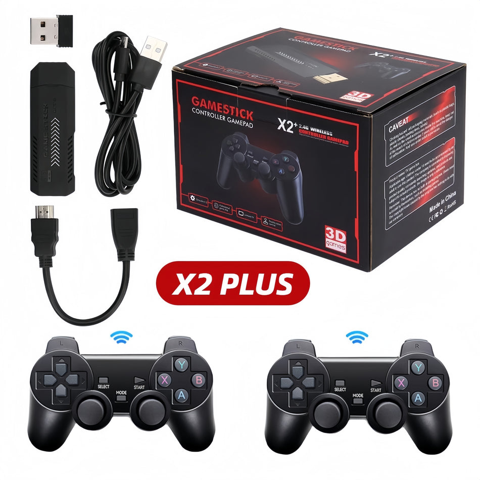 X2 Retro Gaming Console - 4K Ultra HD, двойные беспроводные контроллеры - Кипр