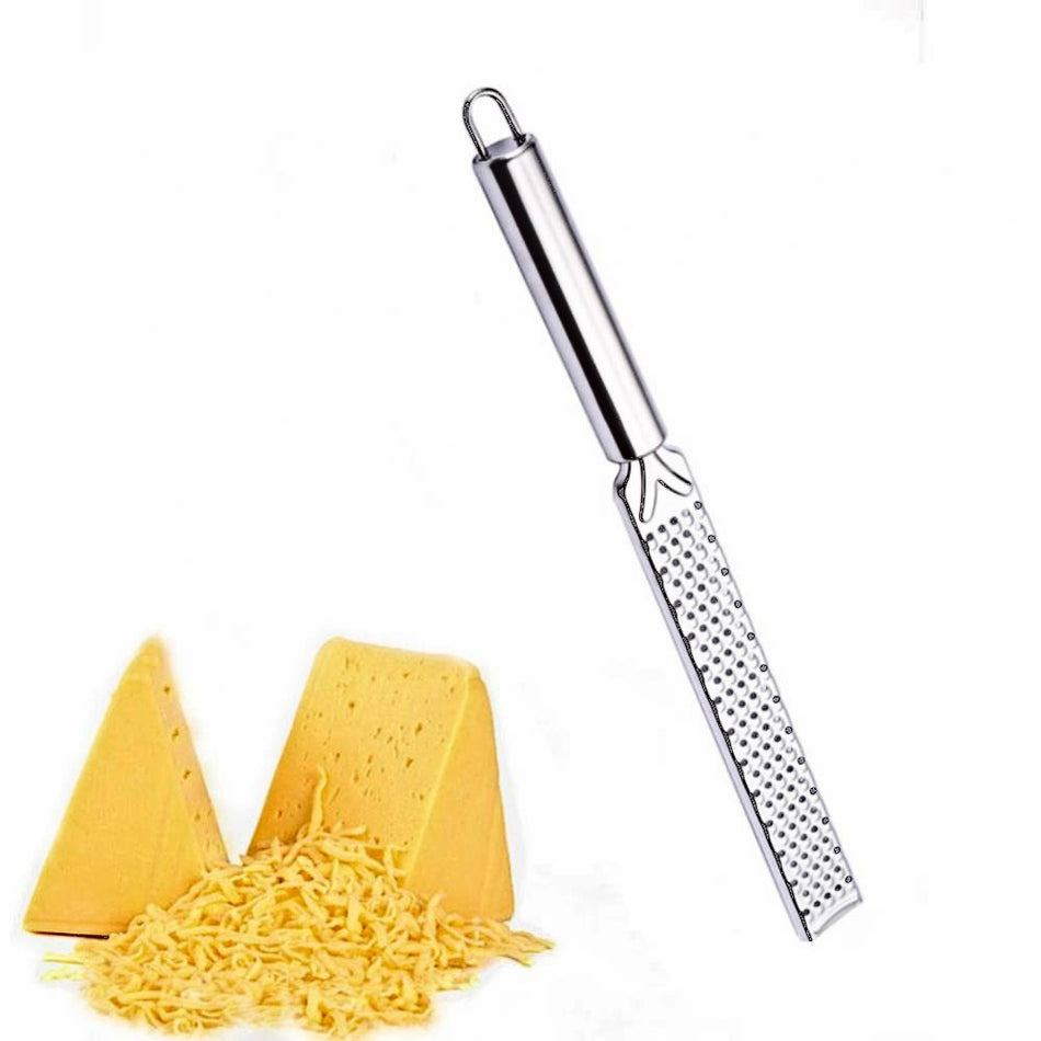 Stainless Steel Cheese Shredder & Fruit Peeler - Long Handle, Portable Design - Cyprus