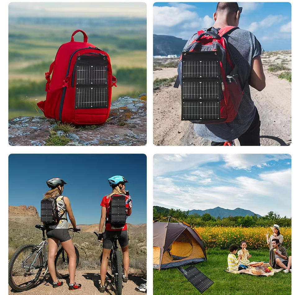 Portable Solar Panels with USB Ports & DC Output - Fast Charging for Camping Van RV Trip - Cyprus